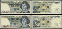 Polska, zestaw: 2 x 1.000 złotych, 2.07.1975