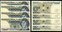 zestaw: 4 x 1.000 złotych 1.06.1982, serie: HH (