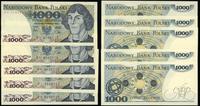Polska, zestaw: 5 x 1.000 złotych, 1.06.1982