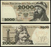 2.000 złotych 1.05.1977, seria B, numeracja 8940