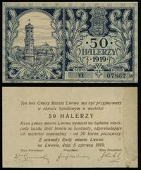 Galicja, bon na 50 halerzy, 1919