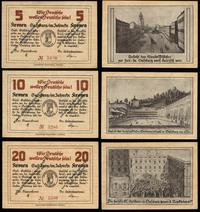 Austria, zestaw: 5 koron, 10 koron i 20 koron, 1921