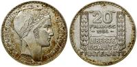 Francja, 20 franków, 1934