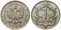 1 złoty 1929, Warszawa, nikiel, Parchimowicz 108