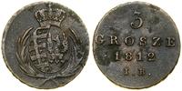 Polska, 3 grosze, 1812/I.B.