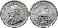 1 krugerrand = 1 uncja 2021, Pretoria, srebro pr