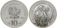 Polska, 10 złotych, 2003