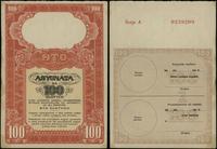 Polska, asygnata na 100 złotych, bez daty (1939)