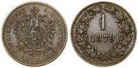 Austria, 1 krajcar, 1879