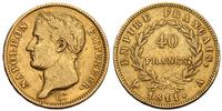 40 franków 1811/A, Paryż, złoto 12.80 g