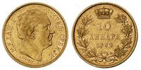 10 dinarów 1912/V, złoto 3.20 g, Fr. 5