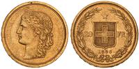 20 franków 1886, złoto 6.44 g