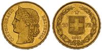 20 franków 1892, złoto 6.45 g