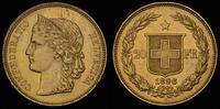 20 franków 1896, złoto 6.46 g