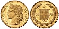 20 franków 1893, złoto 6.45 g
