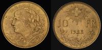 10 franków 1922, złoto 3.22 g