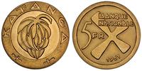 5 franków 1961, złoto 13.31 g