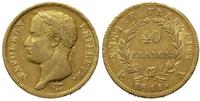 40 franków 1811/A, Paryż, złoto 12.82 g, piękny 