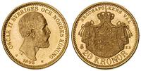 20 koron 1895, złoto 8.96 g