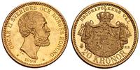 20 koron 1898, złoto 8.96 g