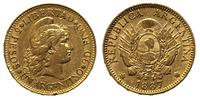 5 peso = 1 argentino 1887, złoto 8.06 g, Friedbe