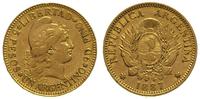 5 peso = 1 argentino 1887, złoto 8.05 g