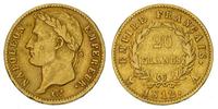 20 franków 1812/A, Paryż, złoto 6.40 g