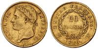 20 franków 1810/W, Lille, złoto 6.40 g