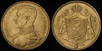 20 franków 1914, Bruksela, złoto 6.44 g