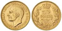 20 dinarów 1925, Paryż, złoto 6.44 g