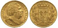 20 franków 1817/A, Paryż, złota 6.44 g, Fr. 538