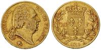 20 franków 1818/A, Paryż, złoto 6.41 g