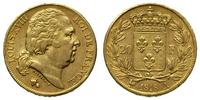 20 franków 1818/A, Paryż, złoto 6.46 g