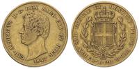 20 lirów 1847, Genua, złoto 6.40 g