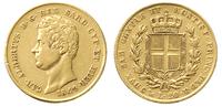 20 lirów 1849, Genua, złoto 6.41 g, Fr. 1143