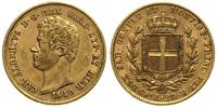 20 lirów 1849, Genua, złoto 6.43 g