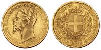 20 lirów 1851, Turyn, złoto 6.40 g