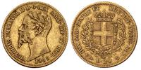 20 lirów 1858, Genua, złoto 6.42 g