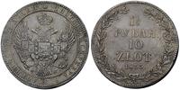 1 1/2 rubla=10 złotych 1835, Petersburg