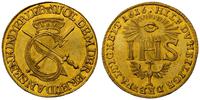 dukat 1616, Drezno, gięty, złoto 3,47 g, Friedbe