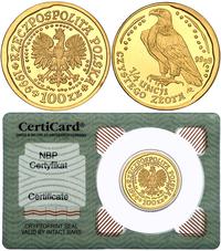 100 złotych 1996, Orzeł bielik, złoto 7.78  g