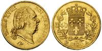 40 franków 1820/A, Paryż, złoto 12.87 g, wybito 