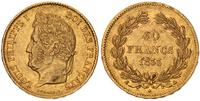 40 franków 1833/A, Paryż, złoto 12.89 g.