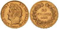 40 franków 1835/A, Paryż, złoto 12.87 g.