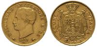 40 lirów 1813/M, Mediolan, złoto 12.82 g