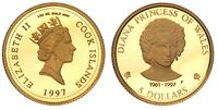 5 dolarów 1997, księżna Diana, złoto 1.24 g, pró