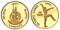 50 vatu 1996, Igrzyska Olimpijskie, złoto 1.24 g
