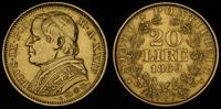 20 lirów 1869- rok XXIV, złoto 6.43 g
