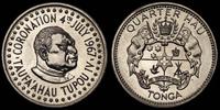 1/4 hau 1967, koronacja króla Taufa' ahau Tupou 