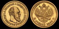 5 rubli 1888, złoto 6.44 g
